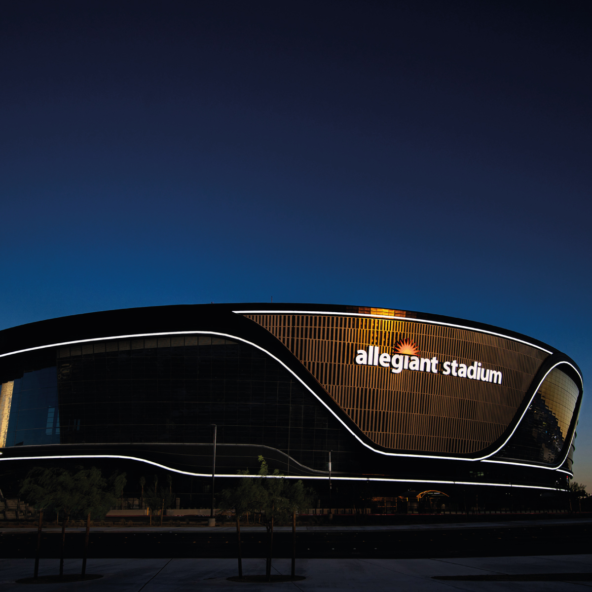 Allegiant Stadium en Las Vegas, sede del SuperBowl en 2024.