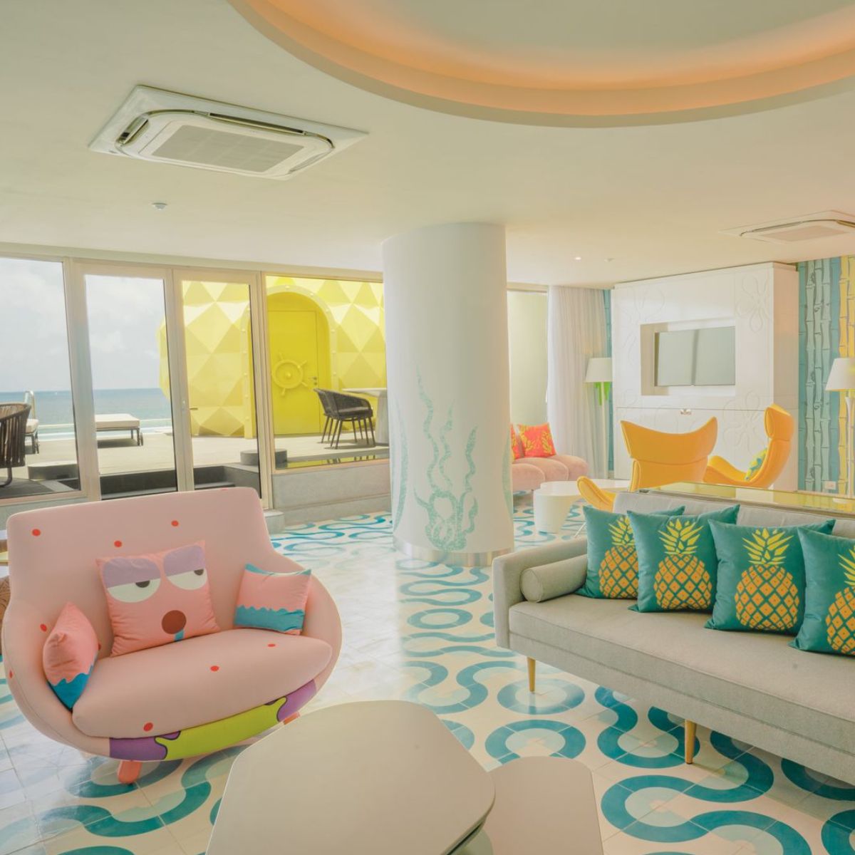 Suite de Bob Esponja en Nickelodeon Resort Riviera Maya.
