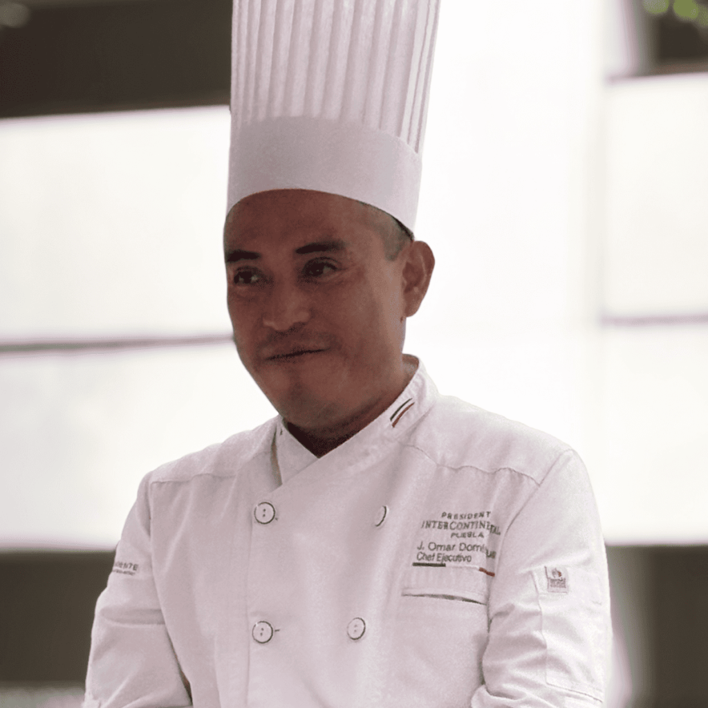 el chef del hotel, Omar Domínguez Hotel intercontinental puebla