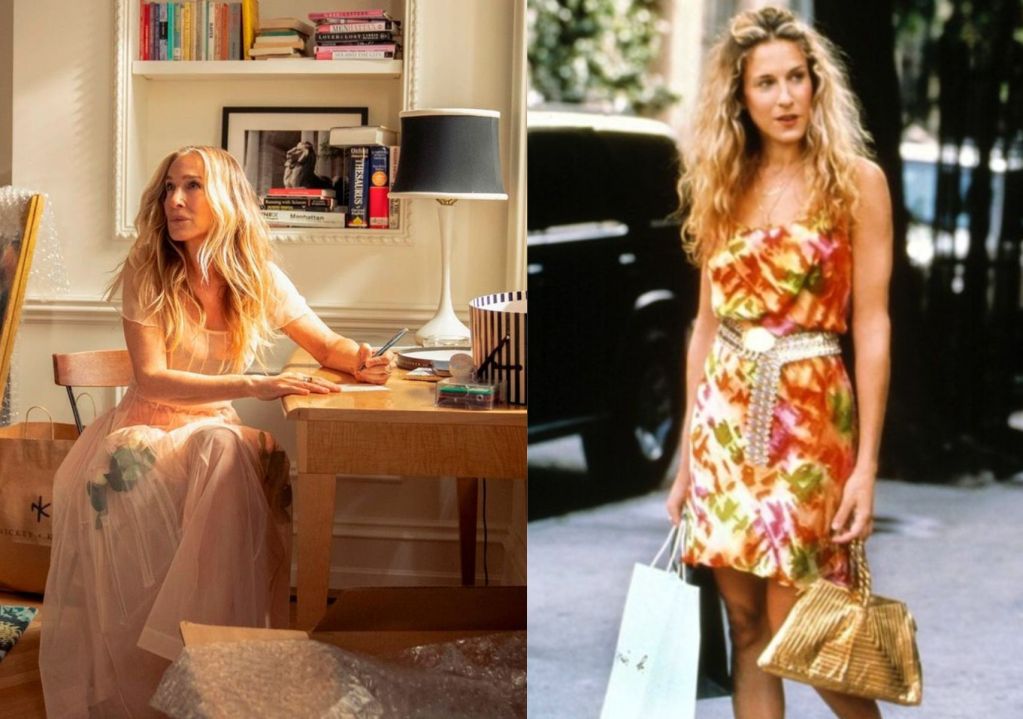 Carrie Bradshaw en Nueva York para Sex and The city. 