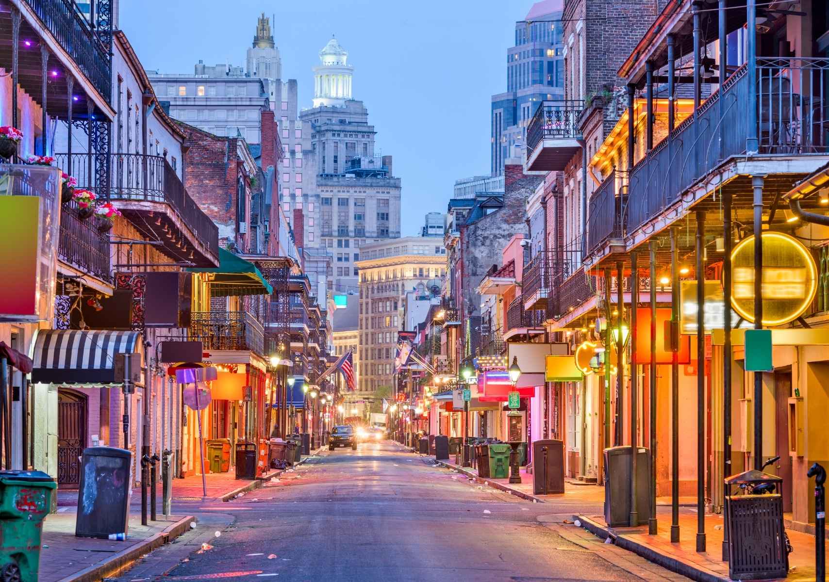 Nueva Orleans, Estados Unidos, de noche