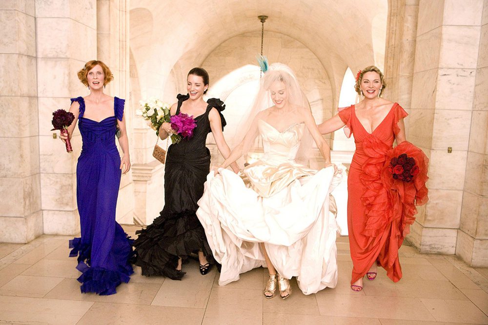 Carrie Bradshaw boda biblioteca Nueva York. 