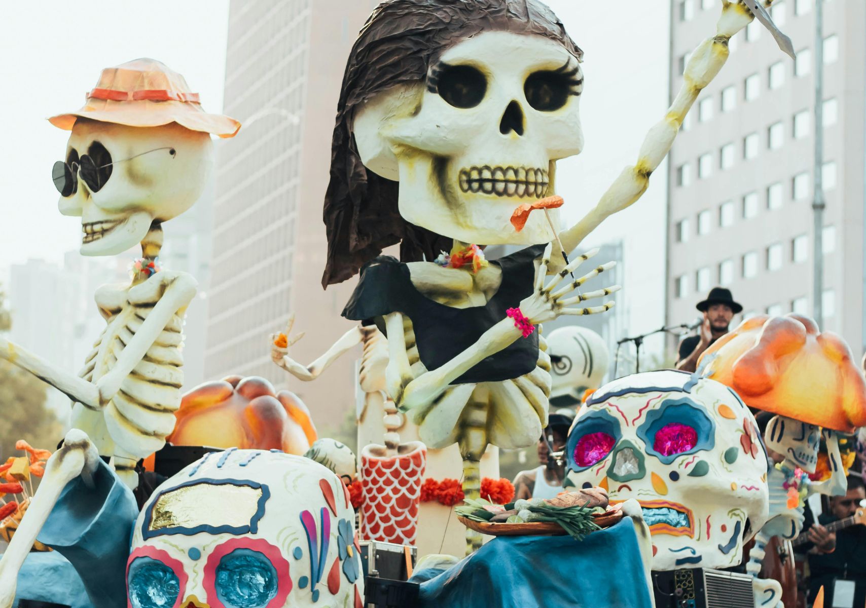 Procesión de Catrinas.